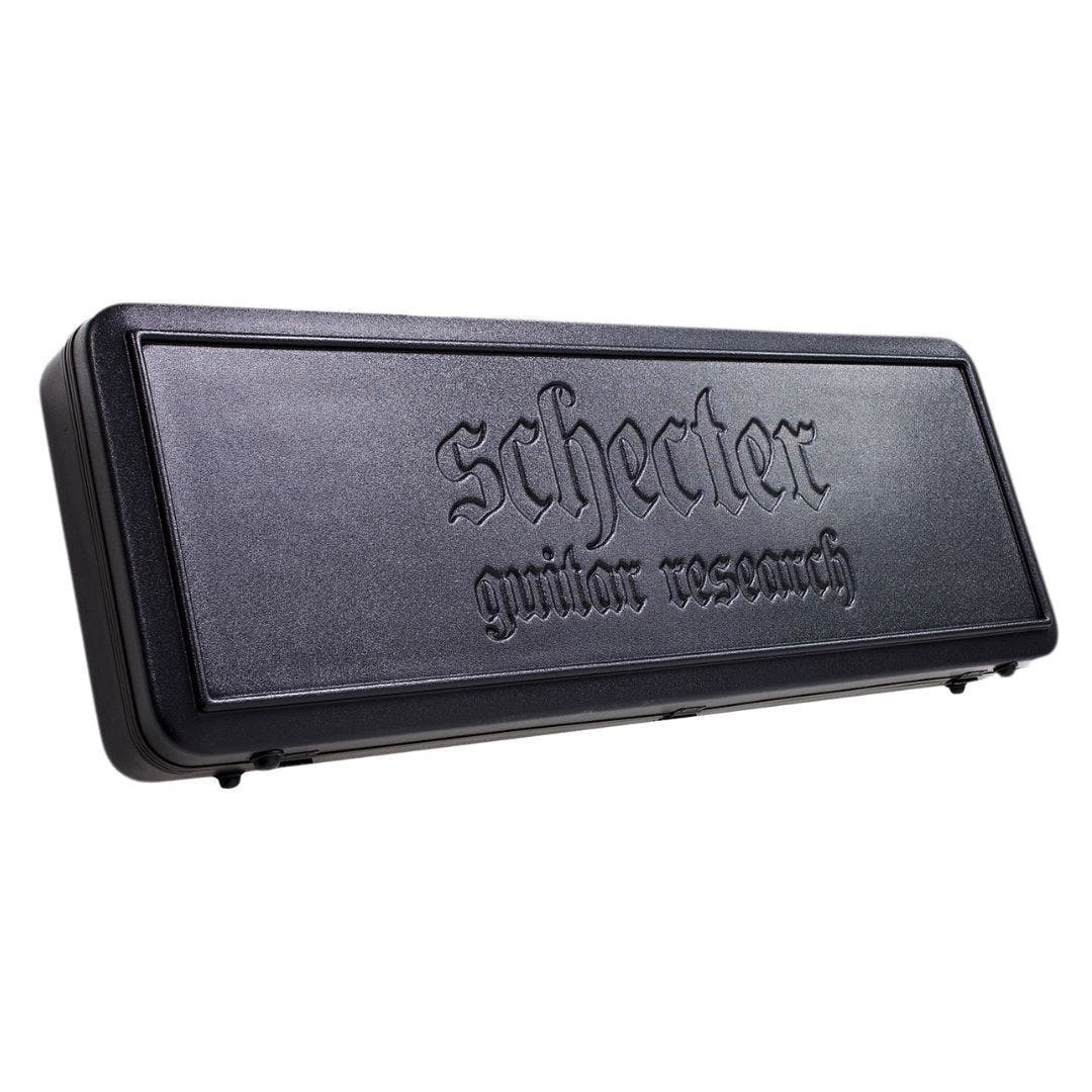 Schecter SGR-1C C-Shaped PE Plastic Exterior and EPS Foam Interior Molded Hardshell Case (Black)