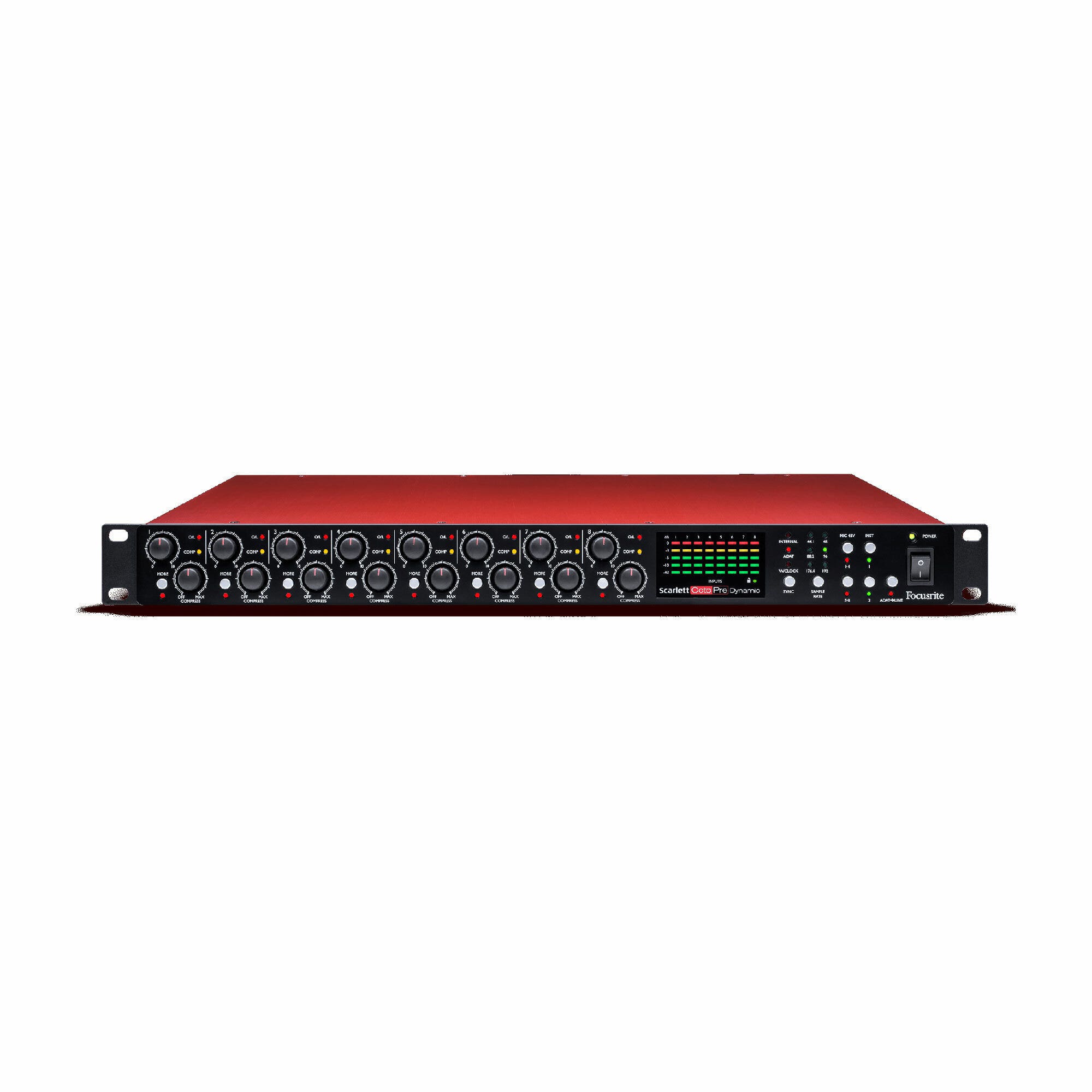 Focusrite Scarlett OctoPre 8-Channel Mic Pre Expansion with 8 ADAT Inputs/8  Analog Outputs - SCARLETTOCTOPRE | Focus Pro Audio